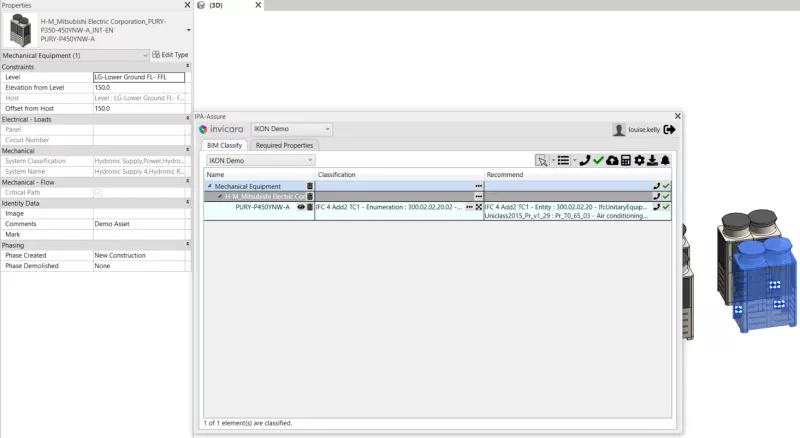 Bim classify plugin